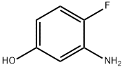 3-Amino-4-fluorophenol 구조식 이미지