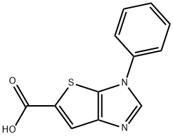 3H-티에노[2,3-d]이미다졸-5-카르복실산,3-페닐- 구조식 이미지