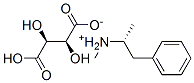 (S)-methyl(alpha-methylphenethyl)ammonium [R-(R*,R*)]-hydrogen tartrate 구조식 이미지