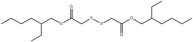 BIS(2-ETHYLHEXYL) DITHIODIACETATE Structure