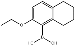 보론산,(2-에톡시-5,6,7,8-테트라하이드로-1-나프탈레닐)-(9CI) 구조식 이미지