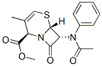 Methyl [2R-(2α,6α,7β)]-3-methyl-8-oxo-7-phenylacetamido-5-thia-1-azabicyclo[4.2.0]oct-3-ene-2-carboxylate 구조식 이미지