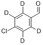 4-CHLOROBENZALDEHYDE-2,3,5,6-D4 구조식 이미지