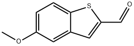 5-METHOXY-1-BENZOTHIOPHENE-2-CARBALDEHYDE Structure
