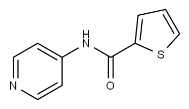 2-Thiophenecarboxamide,N-4-pyridinyl- 구조식 이미지