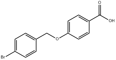 4-[(4-bromobenzyl)oxy]benzoic acid 구조식 이미지