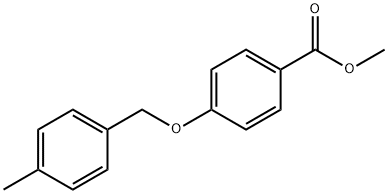 METHYL 4-BENZYLOXYBENZOATE 구조식 이미지