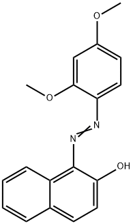1-[(2,4-dimethoxyphenyl)azo]-2-naphthol 구조식 이미지