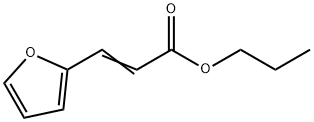 Propyl 2-Furanacrylate 구조식 이미지