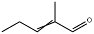 2-Methyl-2-pentenal 구조식 이미지