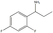 1-(2,4-difluorophenyl)propan-1-amine Structure