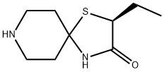 1-Thia-4,8-diazaspiro[4.5]decan-3-one,2-ethyl-,(2S)-(9CI) 구조식 이미지
