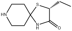 1-Thia-4,8-diazaspiro[4.5]decan-3-one,2-ethyl-,(2R)-(9CI) 구조식 이미지