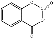 hydroxy(2-hydroxybenzoato-O1,O2)copper Structure