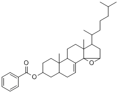 1-(1,5-DIMETHYLHEXYL)-9A,11A-DIMETHYL-1,2,2A,5,5A,6,7,8,9,9A,9B,10,11,11A-TETRADECAHYDRONAPHTHO[1',2':6,7]INDENO[1,7A-B]OXIREN-7-YL BENZOATE Structure