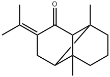 1,7-Dimethyl-4-isopropylidenetricyclo[4.4.0.02,7]decane-3-one Structure