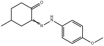 4-methylcyclohexane-1,2-dione 2-[(4-methoxyphenyl)hydrazone] Structure