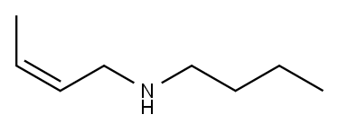 (Z)-N-Butyl-2-buten-1-amine 구조식 이미지
