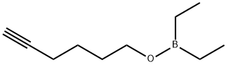 Diethyl(5-hexynyloxy)borane Structure