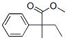2-Phenyl-2-methylbutanoic acid methyl ester 구조식 이미지