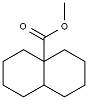 Decahydronaphthalene-4a-carboxylic acid methyl ester Structure