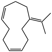9-(1-Methylethylidene)-1,5-cycloundecadiene Structure