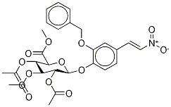 62346-10-5 2-Benzyloxy-4-(2-nitroethenyl)phenyl β-D-Glucopyranosiduronic Acid Methyl Ester 2,3,4-Triacetate