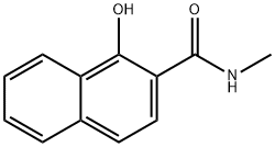 1-hydroxy-N-methylnaphthalene-2-carboxamide 구조식 이미지