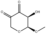 2H-Pyran-3,4-dione, dihydro-5-hydroxy-6-methoxy-, (5S,6S)- (9CI) 구조식 이미지