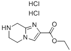 ETHYL 5,6,7,8-TETRAHYDROIMIDAZO[1,2-A]PYRAZINE-2-CARBOXYLATE DIHYDROCHLORIDE 0.5 HYDRATE Structure