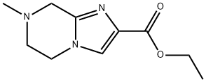 ETHYL 7-METHYL-5,6,7,8-TETRAHYDROIMIDAZO[1,2-A]PYRAZINE-2-CARBOXYLATE Structure