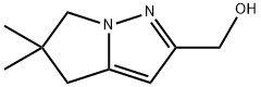 5,6-dihydro-5,5-diMethyl-4H-Pyrrolo[1,2-b]pyrazole-2-Methanol Structure