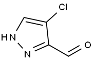4-CHLORO-3-FORMYLPYRAZOLE
 Structure