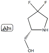 [(2S)-4,4-difluoropyrrolidin-2-yl]methanol hydrochloride Structure