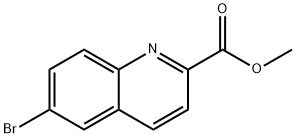 METHYL 6-BROMOQUINOLINE-2-CARBOXYLATE Structure