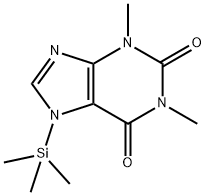 1,3-Dimethyl-7-(trimethylsilyl)-1H-purine-2,6(3H,7H)-dione Structure