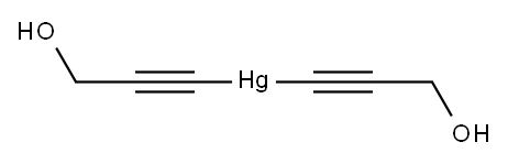 Bis(3-hydroxy-1-propynyl)mercury(II) 구조식 이미지