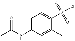 벤젠설포닐클로라이드,4-(아세틸아미노)-2-메틸-(9CI) 구조식 이미지