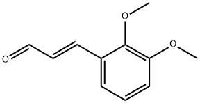 2,3-DIMETHOXYCINNAMALDEHYDE Structure