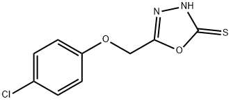 5-[(4-CHLOROPHENOXY)METHYL]-1,3,4-OXADIAZOLE-2-THIOL Structure