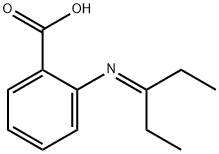 Benzoic acid, 2-[(1-ethylpropylidene)amino]- (9CI) 구조식 이미지