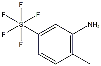 2-Methyl-5-(pentafluorosulfur)aniline 구조식 이미지