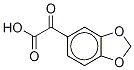 α-Oxo-1,3-benzodioxole-5-acetic Acid Structure