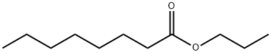 PROPYL CAPRYLATE 구조식 이미지