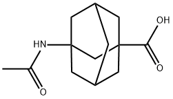 3-ACETYLAMINO-ADAMANTANE-1-CARBOXYLIC ACID Structure