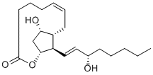 9ALPHA, 11ALPHA, 15S-TRIHYDROXY-PROSTA-5Z, 13E-DIEN-1-OIC ACID, 1,11-LACTONE Structure