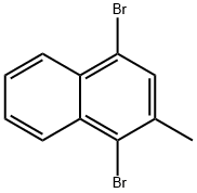 1,4-DibroMo-2-메틸나프탈렌 구조식 이미지