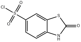 6-Benzothiazolesulfonylchloride,2,3-dihydro-2-oxo-(9CI) 구조식 이미지
