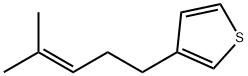 3-(4-Methyl-3-pentenyl)thiophene 구조식 이미지