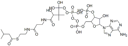 isovaleryl coenzyme a lithium salt hydrate 구조식 이미지